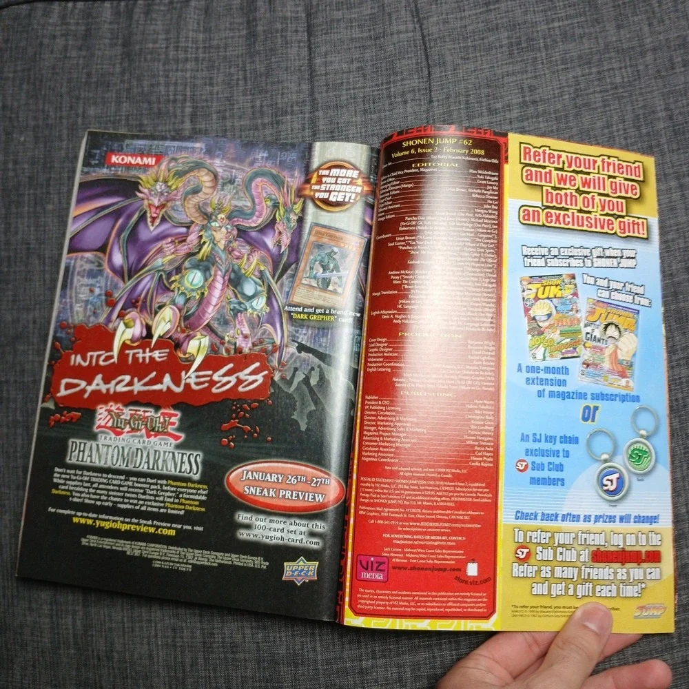 Shonen Jump Manga Bleach February 2008 Volume 6 Issue‎ 2 Stickers (No Card) TA